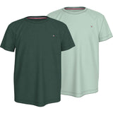 Tommy Hilfiger Ornamental Green/Minty Essence 2-Pack Tee Ss