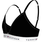 Tommy Hilfiger Black Triangle Bra Fixed Foam