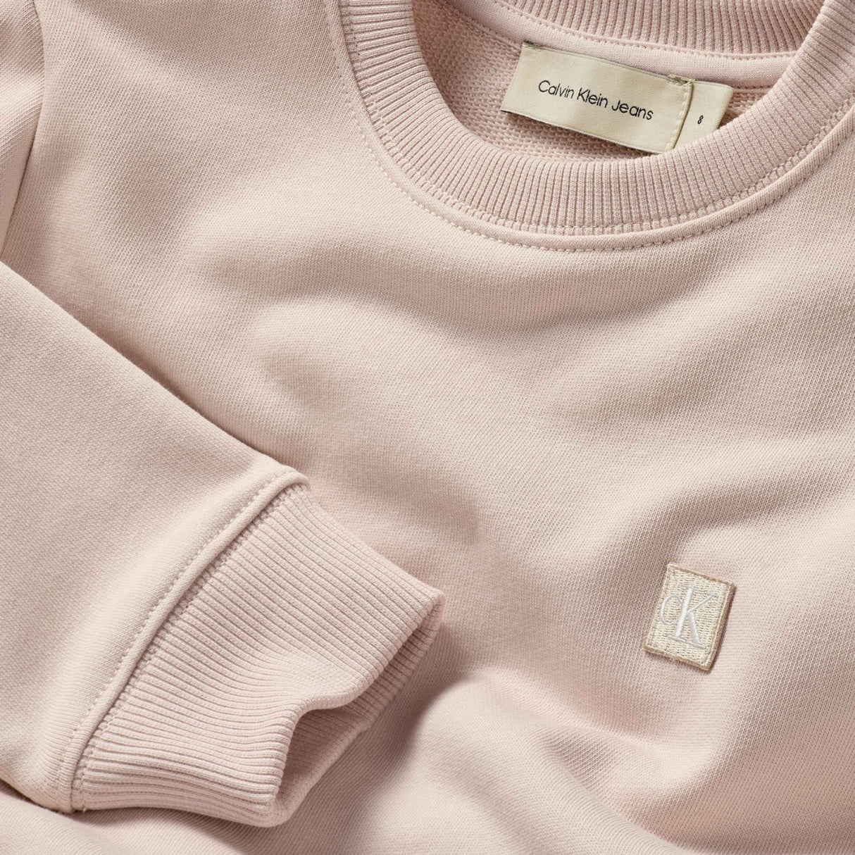 Calvin Klein Peach Whip Mono Mini Badge Reg Cn Crewneck 2