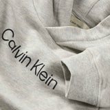 Calvin Klein Ivory Grey Heather Inst. LAndo Reg. Terry Hoodie 2