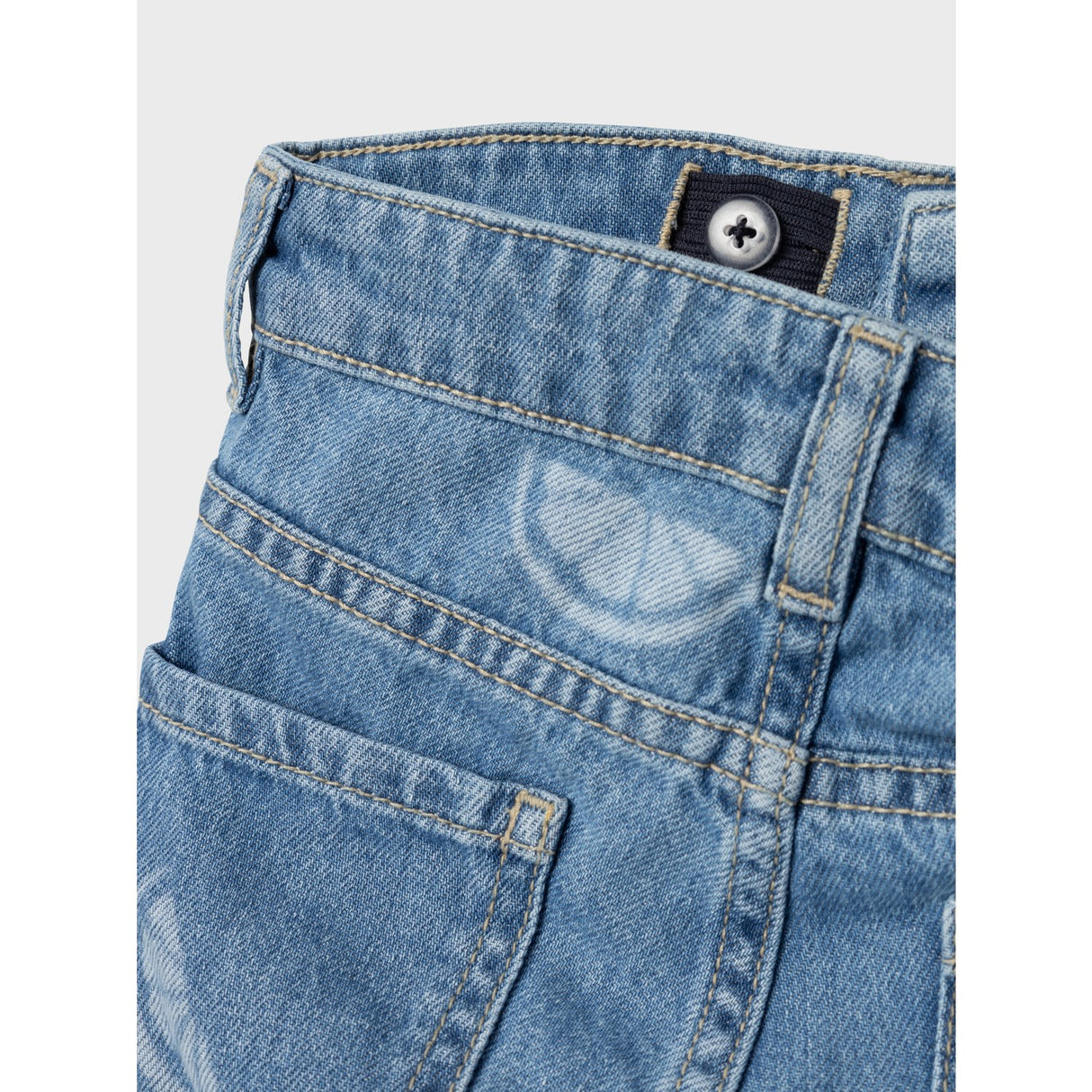 Name It Denim Blue Citrus Rose Regular Denim Shorts 3