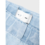 Name It Light Blue Denim Bella Wide Denim Shorts