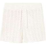 Lil'Atelier Coconut Milk Johanna Knit Shorts