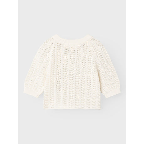 Lil'Atelier Coconut Milk Johanna Wrap Knit 2