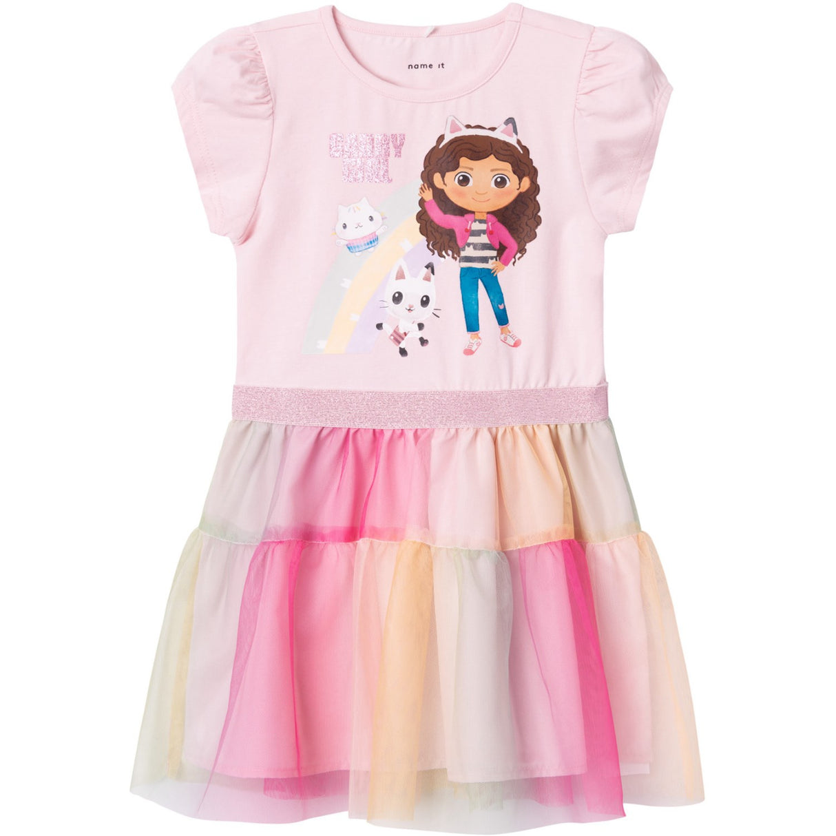 Name It Parfait Pink Maud Gabby Tulle Dress 5