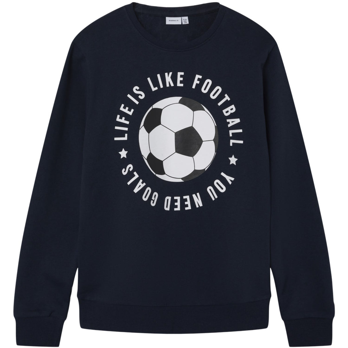 Name It Dark Sapphire Jefootball Sweatshirt