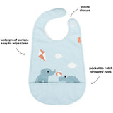 DonebyDeer Bib W/Velcro Playground Blue