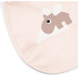 DonebyDeer Mini Bib w/Pocket 2 pcs. Happy Clouds Powder