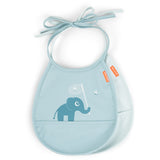 DonebyDeer Mini Bib w/Pocket 2 pcs Elphee Blue
