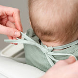 DonebyDeer Mini Bib w/Pocket 2 pcs Croco Green