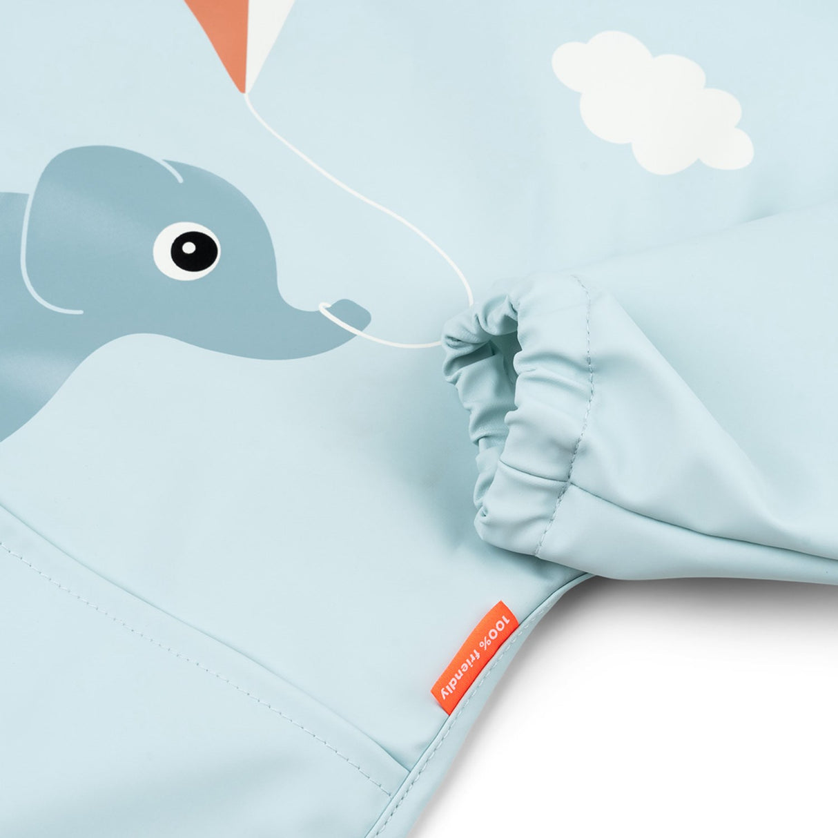 DonebyDeer Bib w/Sleeves & Pocket Playground Blue