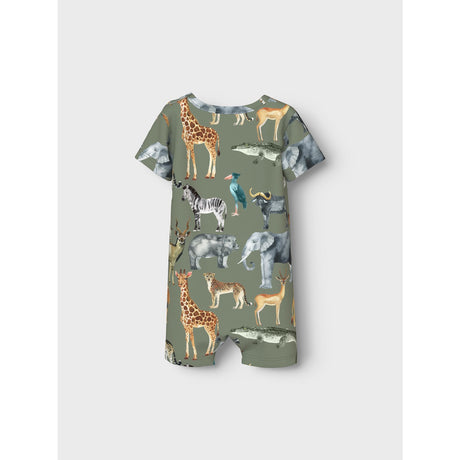 Name It Oil Green Jasen Sunsuit 2