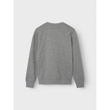 Name It Grey Melange Jefootball Sweatshirt