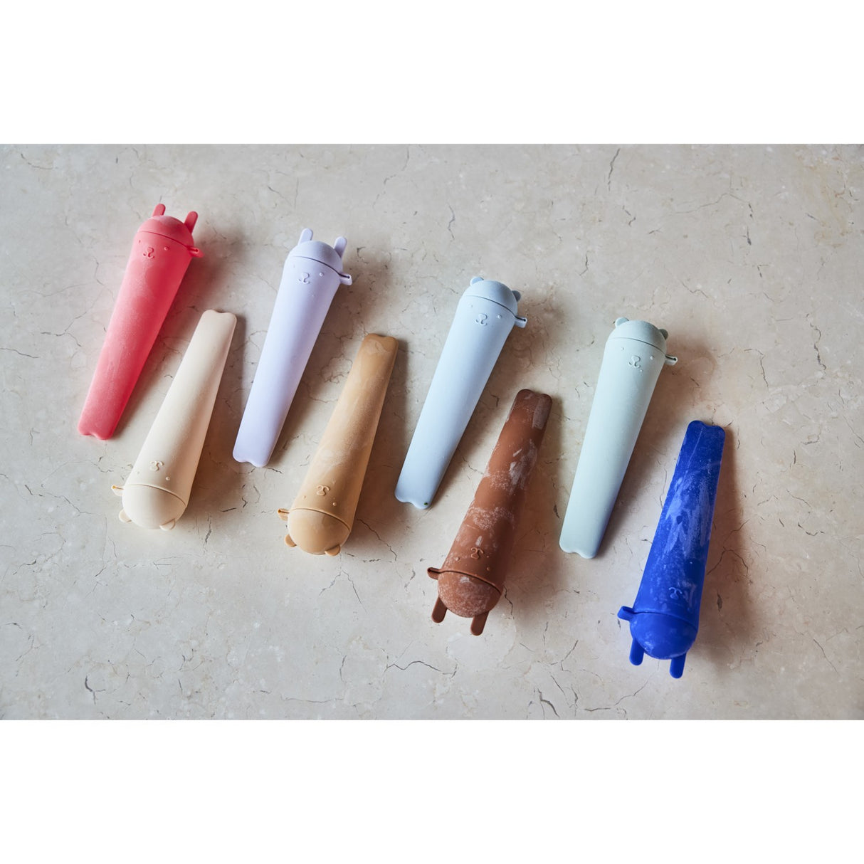 OYOY Lavender / Vanilla / Cherry Red / Rubber Ninka & Teddy Ice Pops 4-Pack 4