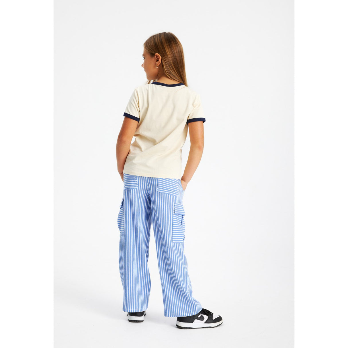 The New China Blue Laila Cargo Pants 4