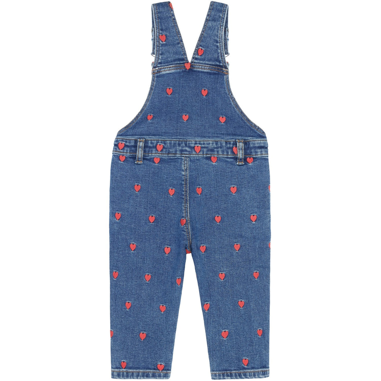 THE NEW Siblings Medium Blue Denim Wash Lovia Denim Dungarees