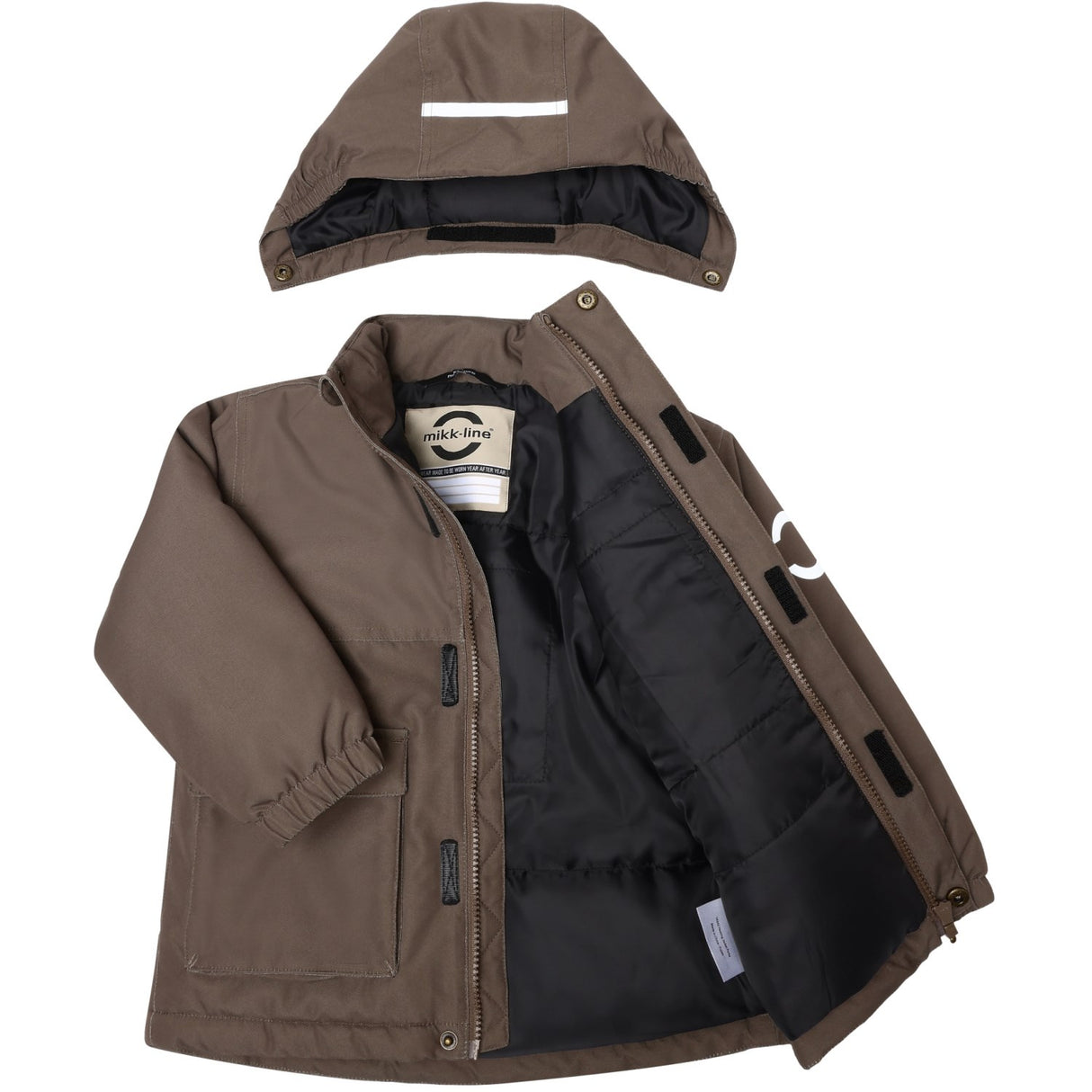 Mikk-Line Chocolate Chip Heating Jacket Parka