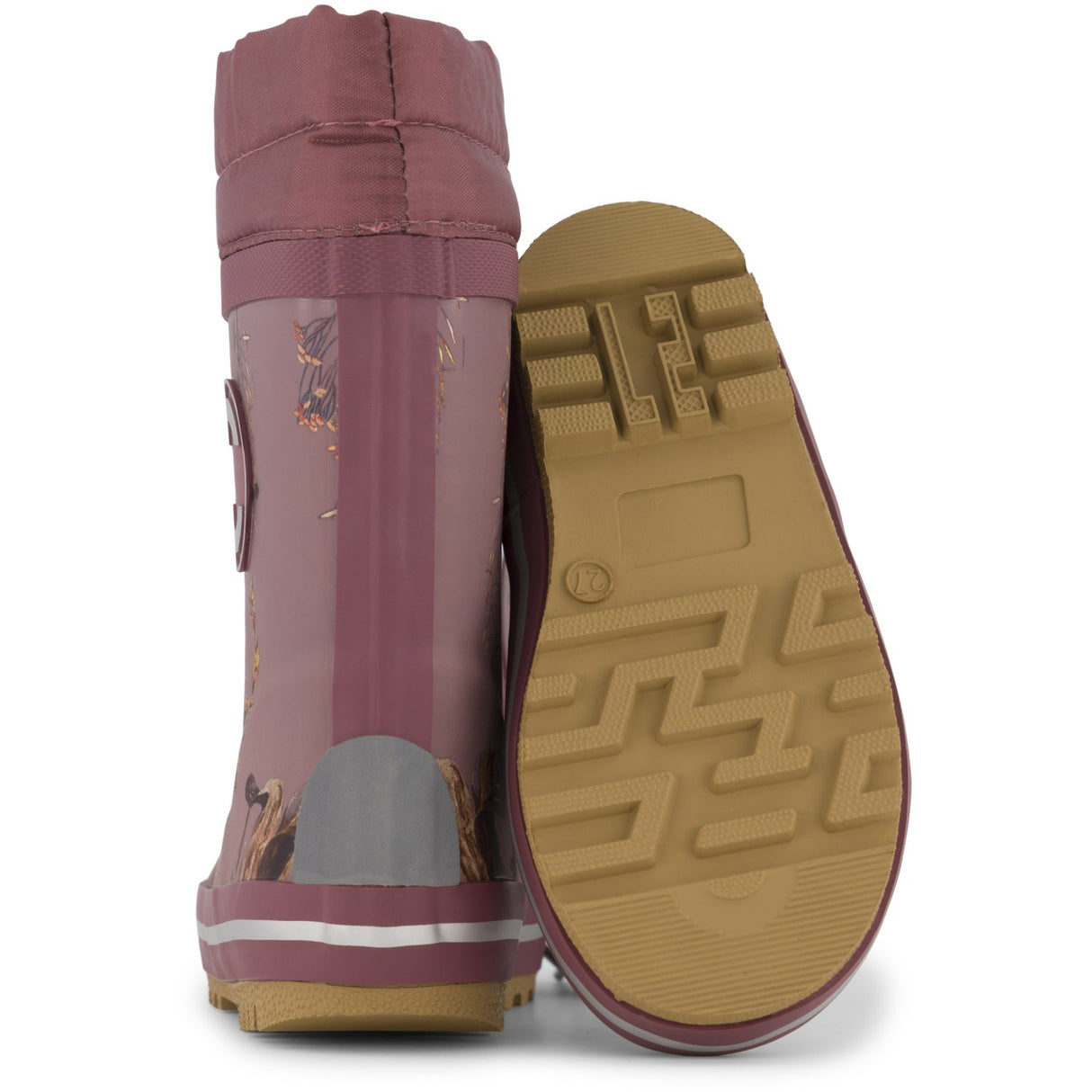 Mikk-Line Rose Brown Winter Wellies