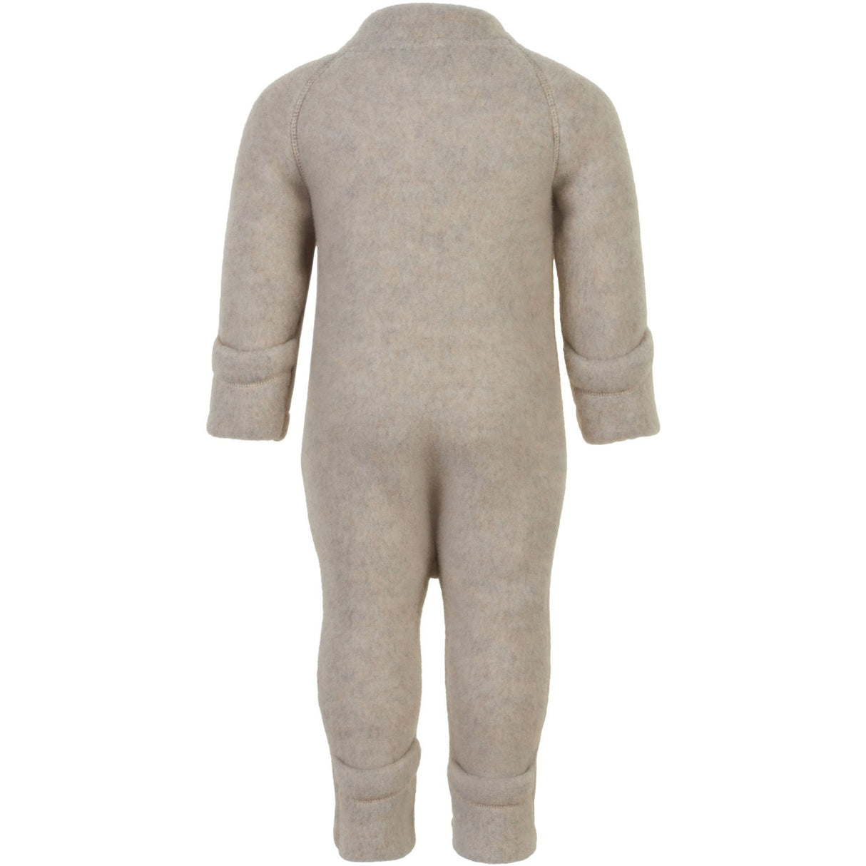 Mikk-Line Melange Offwhite Wool Baby Suit