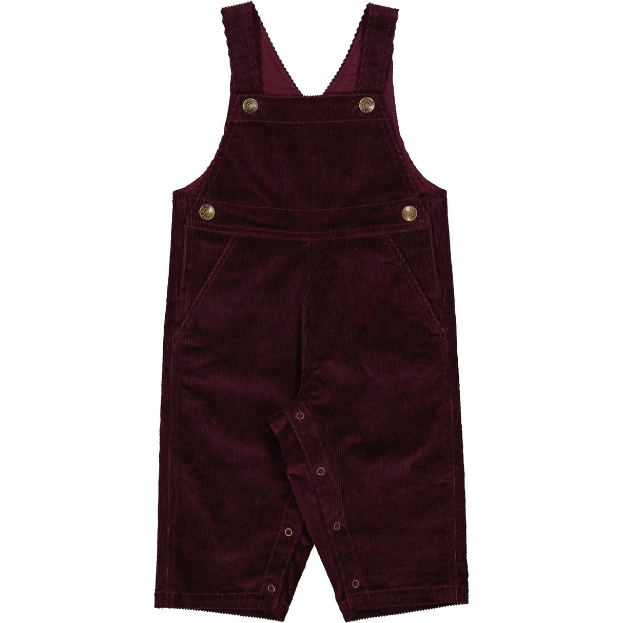 MarMar Heavy Cord Deep Mulberry Ruben Overalls