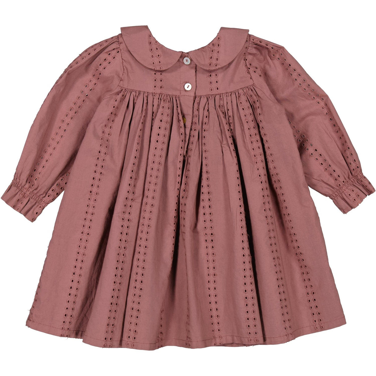 MarMar Broderie Anglaise Dusty Grape Dulla LS Dress