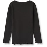 Wheat Black Rib Blouse Reese