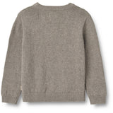 Wheat Warm Grey Melange Knit Pullover Borris