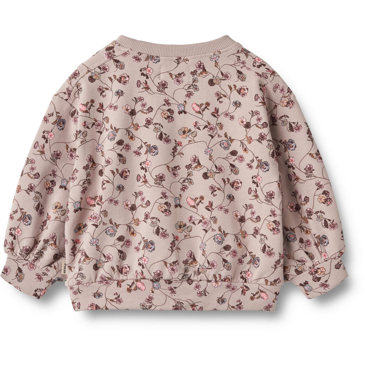 Wheat Dry Rose Flower Vine Sweatshirt Lia