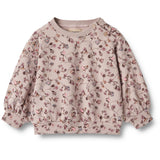 Wheat Dry Rose Flower Vine Sweatshirt Lia