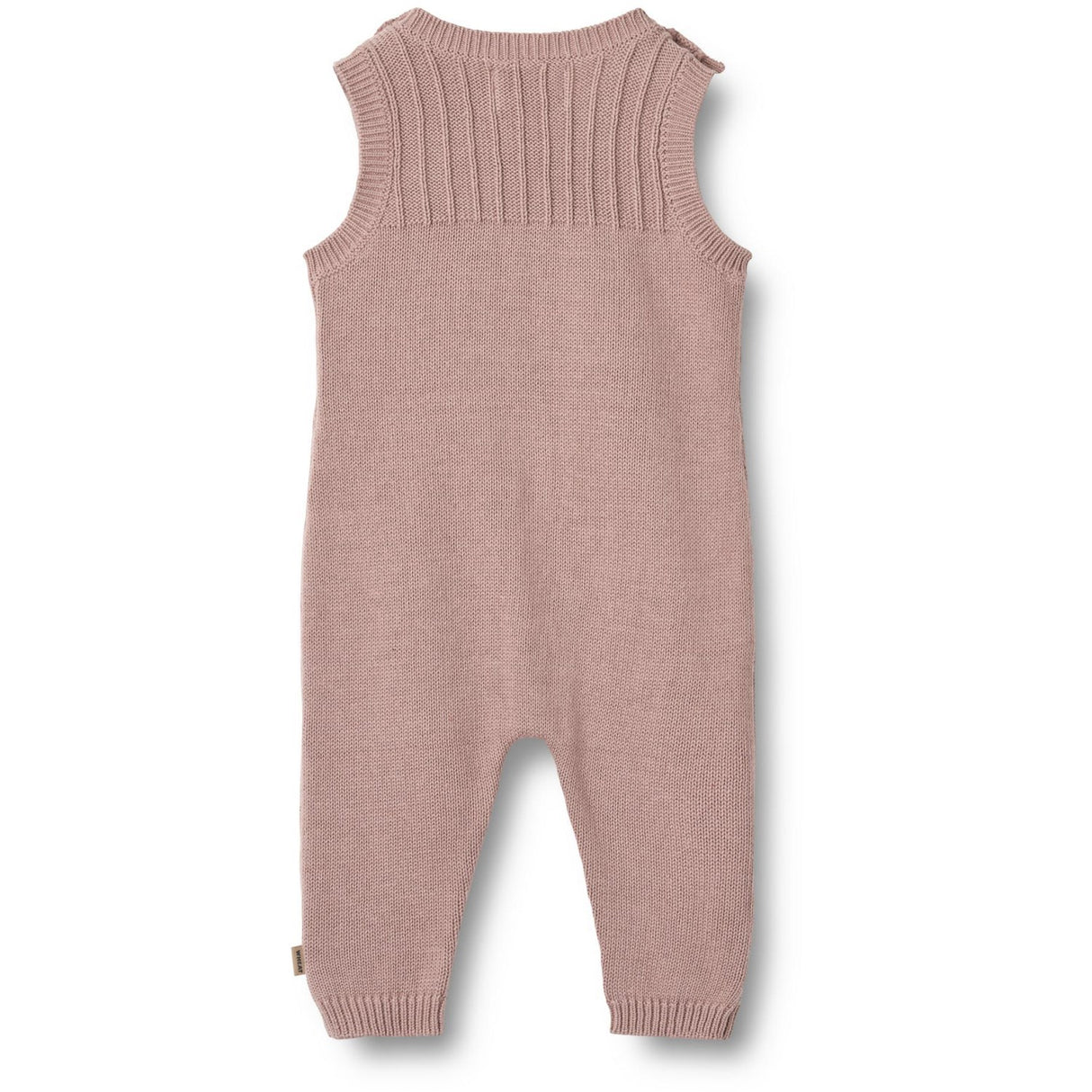 Wheat Dry Rose Knit Romper Vigge