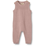 Wheat Dry Rose Knit Romper Vigge