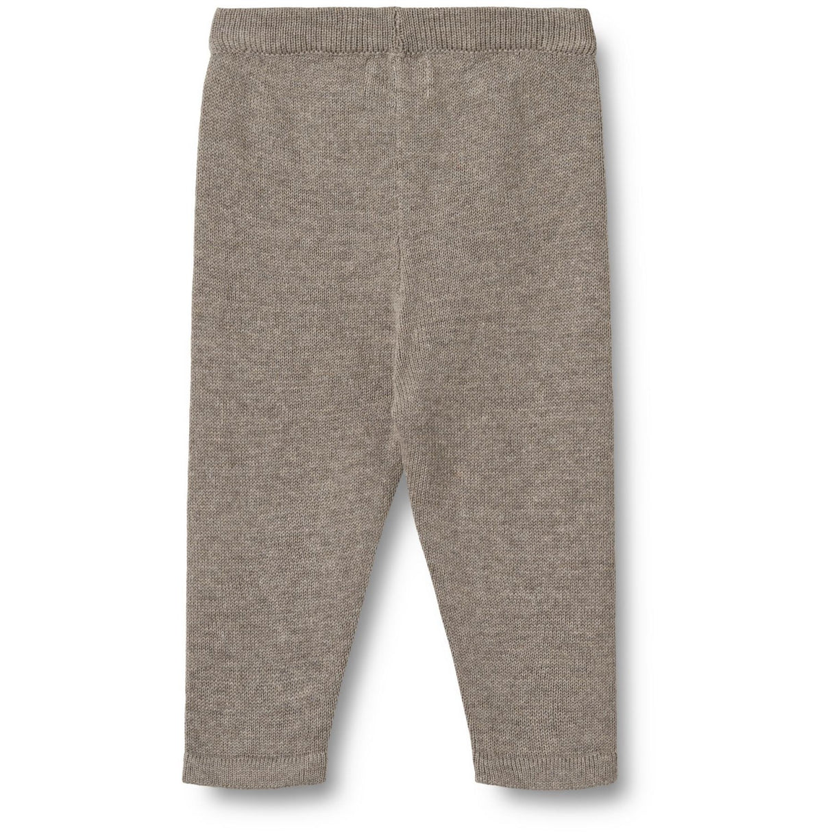 Wheat Warm Grey Melange Knit Trousers Neel