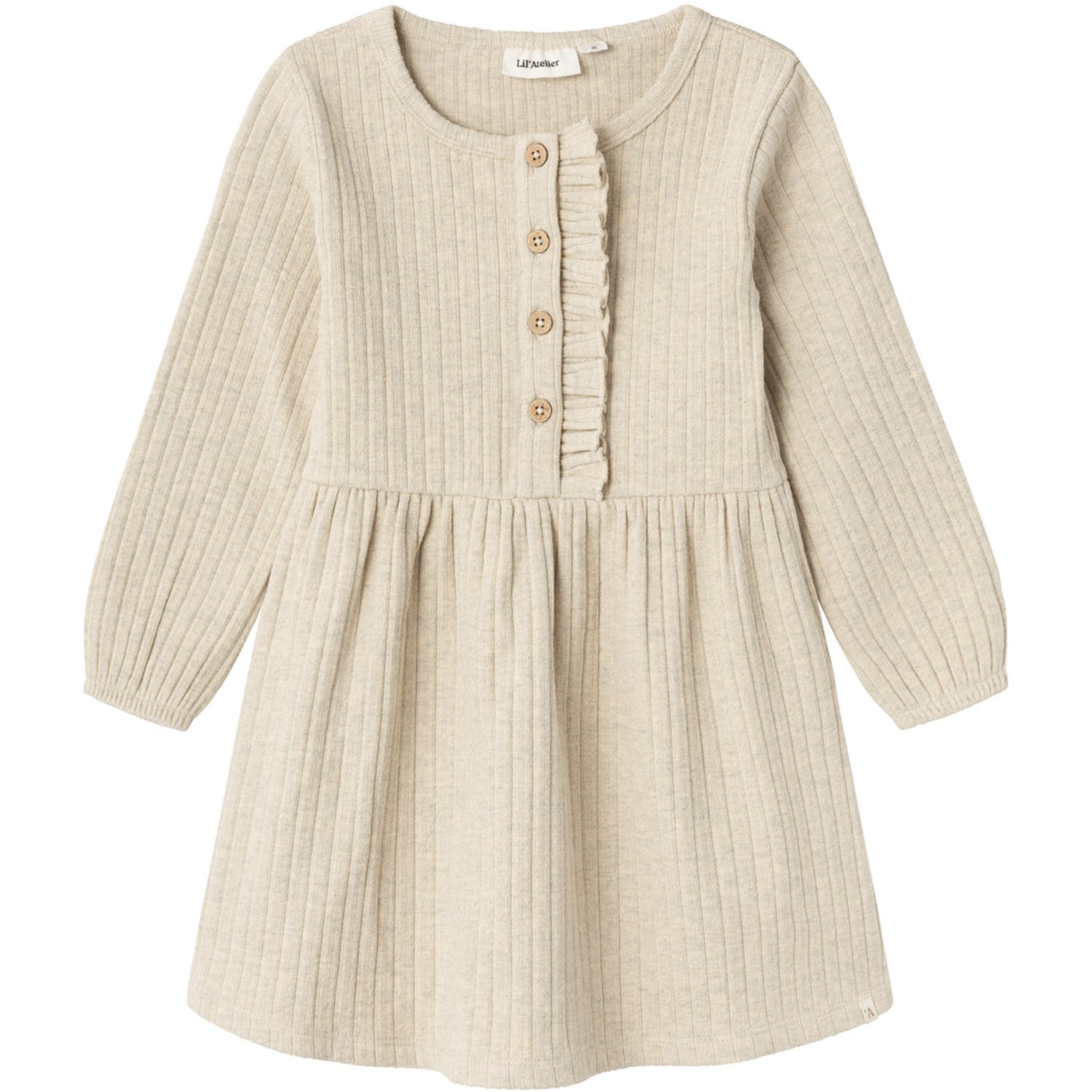 Lil'Atelier Bleached Sand Niva Dress