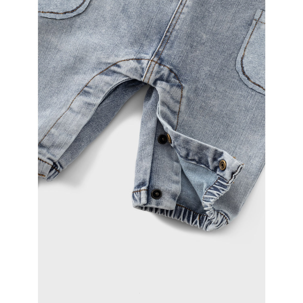 Lil'Atelier Light Blue Denim Saga Loose Denim undefinedall 2