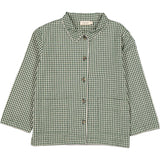 MarMar Cotton Seersucker Green Check Pajama Set