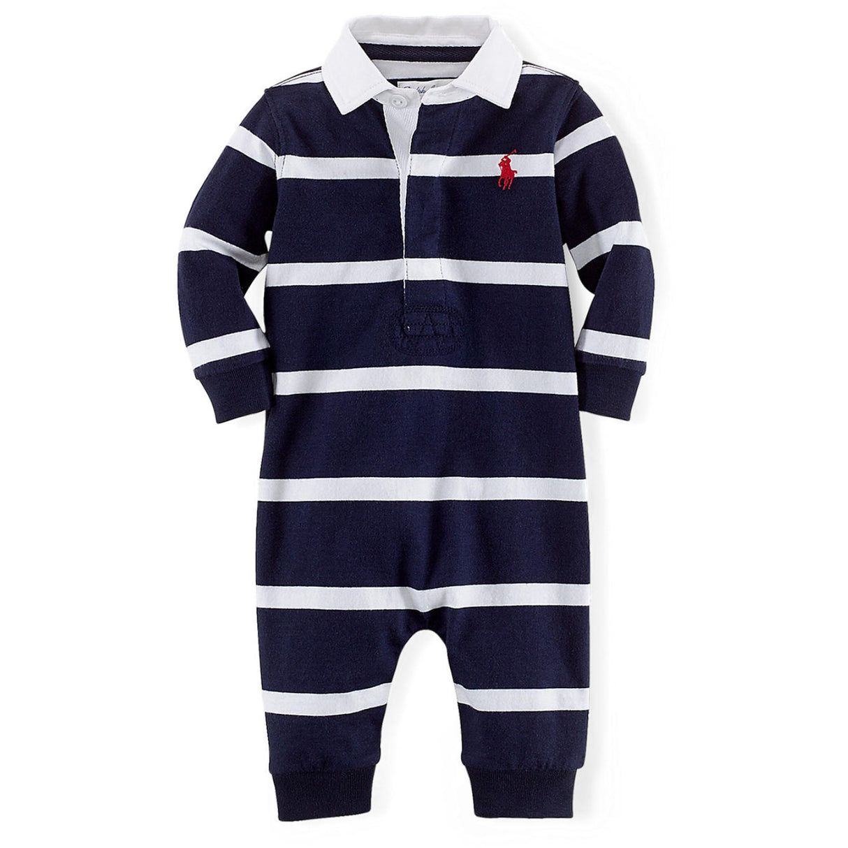 Ralph Lauren undefined Refined Navy Multi Onesie