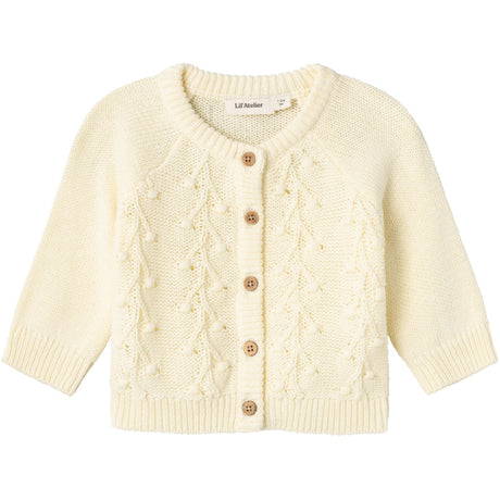 Lil'Atelier Lemon Icing Kaja Knit Cardigan