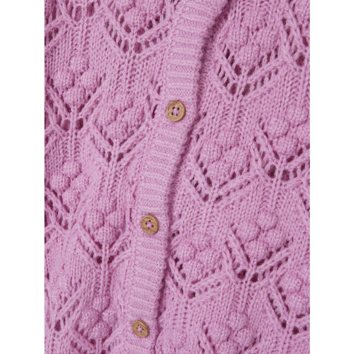 Name It Pastel Lavender Lasille Knit Cardigan 2