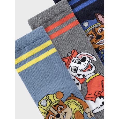 Name It Coronet Blue Jax Pawpatrol 3-pack Socks 2