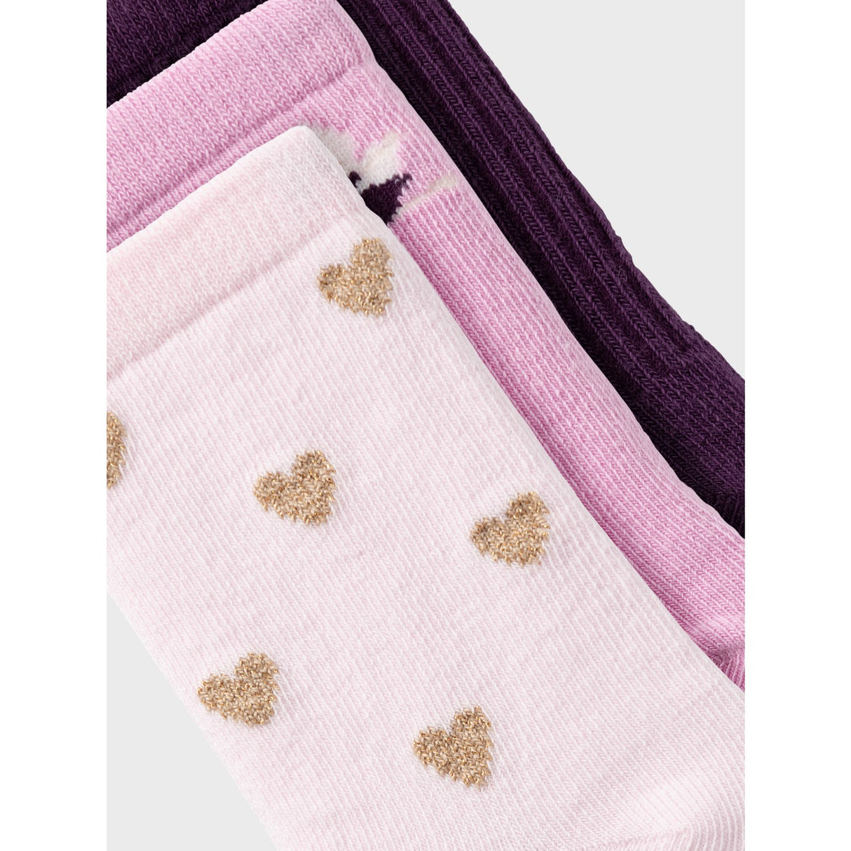 Name It Pastel Lavender Lumy 3-pack Socks