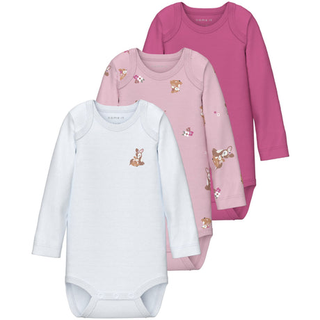 Name It Ibis Rose Body 3-pack Ibis Rose Deer Noos