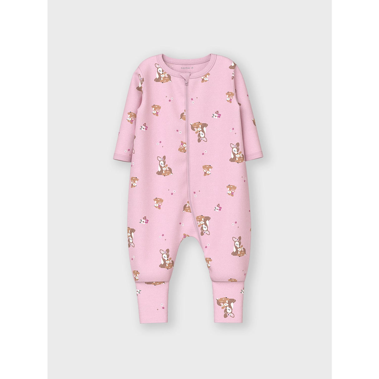 Name It Ibis Rose Nightsuit 2-pack Zip Rose Deer Noos 7