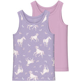 Name It Pastel Lilac Tank Top 2-pack Pastel Lilac Horse Noos