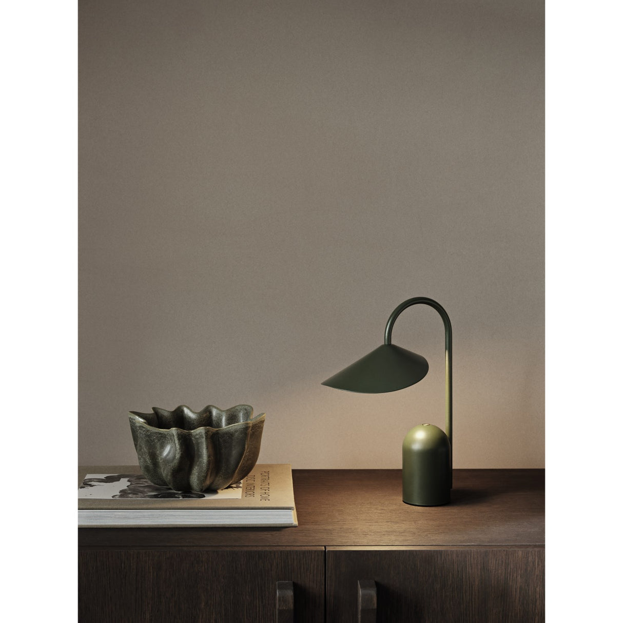 Ferm Living Grass Green Arum Portable Lamp