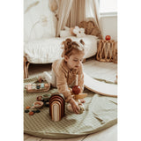 Play&Go  Organic Grid Green 2-in-1 Playmat 11