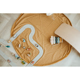 Play&Go Organic Grid Mustard 2-in-1 Playmat 9