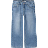 Name It Medium Blue Denim Rose Wide Jeans Noos