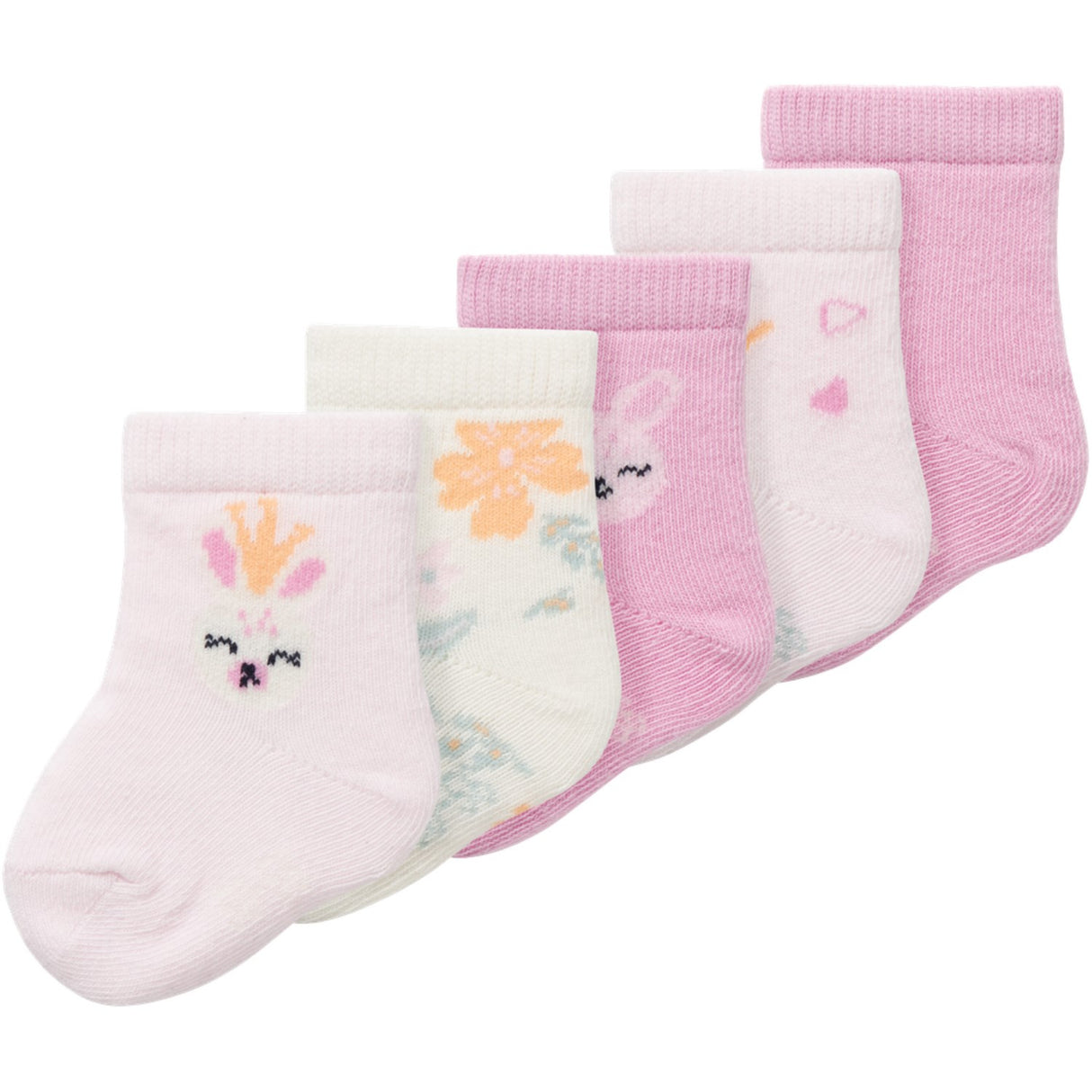 Name It Pastel Lavender Vulle 5-pack Socks