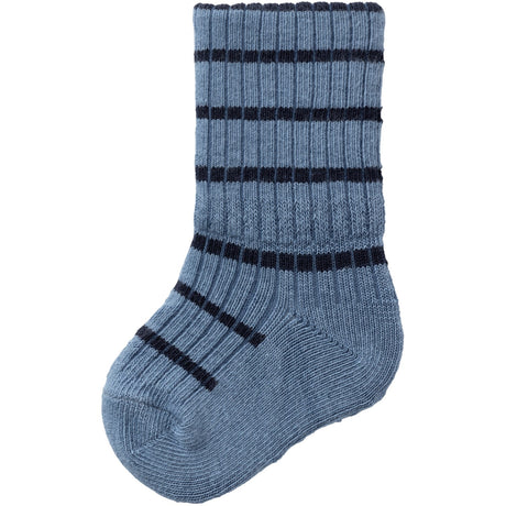 Name It Coronet Blue Nobbe Socks