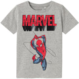 Name It Grey Melange Jaba Spiderman T-Shirt